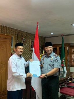 Komitmen Pelayanan Publik Berbasis HAM, Kalapas Narkotika Pamekasan Silaturahmi ke Pengadilan Negeri Pamekasan