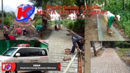 Pemerintah Desa Pareang, Kecamatan Mekarjaya Realisasikan Dana Desa Tahap I Tahun 2024 Untuk Pemasangan Paving Block