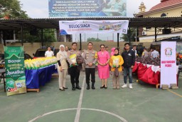 Polres Pelabuhan Tanjung Priok Gelar Bazar Sembako Murah Ramadhan