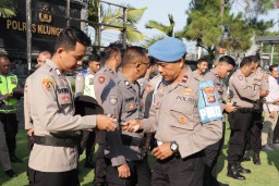 Sidak Mendadak Sipropam Polres Klungkung Gelar Gaktibplin di Lapangan Apel Polres Klungkung