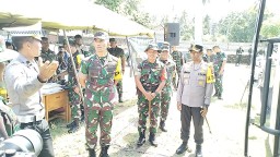 Kapolres Karangasem Hadiri Upacara Penutupan TMMD ke-119 Kodim 1623/Karangasem