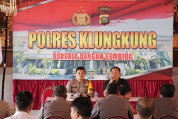 Polres Klungkung Mengikuti Litpers Kenaikan Pangkat Periode 1 Juli 2024 Sebanyak 31 Personel