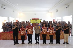 Wakapolres Karangasem Terima Tim Bidkum Polda Bali untuk Penyuluhan Hukum di Aula Kanya Badra Paramartha