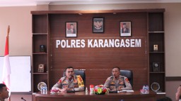 Wakapolres Karangasem Pimpin Pelaksanaan Pra Audit Kinerja Tahap 1 Tahun 2024