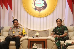 Kapolda Bali Terima Kunjungan Pangdam IX/Udayana