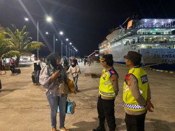 Satgas Operasi Cipkon Polda Bali Patroli di Pelabuhan Benoa