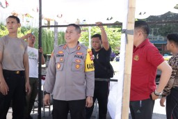 Kapolres Klungkung Cek Kesiapan Lokasi Bazar Bhayangkara Presisi