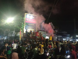 Kesenian Musik Combodug Ramaikan Saur On The Road Kota Sampang