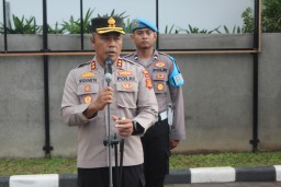 Kapolres Bandara Ngurah Rai Pimpin Apel Pagi Ini Arahannya