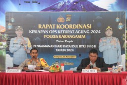 Polres Karangasem Gelar Rakor Eksternal Jelang Operasi Ketupat Agung 2024
