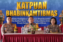 Personel Polres Klungkung Ikuti Lakatpuan Bhabinkamtibmas Dari Ditbinmas Polda