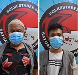 Satresnarkoba Polrestabes Surabaya Kembali Berhasil Amankan Dua Orang Tersangka Penyalahgunaan Narkotika Jenis Sabu 