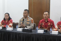 Puluhan Personil Polres Bandara Ngurah Rai Ikuti Sosialisasi Penyuluhan Hukum Dari Bidkum Polda Bali