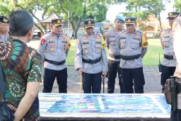 Polres Karangasem Siagakan Pengamanan Sidang Perdata Desa Bugbug Karangasem
