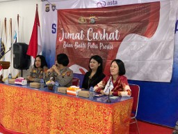 Polda Bali Gelar Jumat Curhat di Asta Learning Center