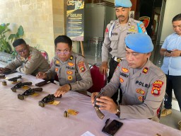 Bentuk Pengawasan Sipropam Polres Klungkung Lakukan Pemeriksaan Senpi Berkala