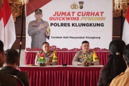 Kapolres Klungkung Gelar Jumat Curhat Bersama Pelajar SMA dan SMK
