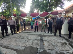 Polres Nganjuk Gelar Patroli Skala Besar Amankan Libur Hari Paskah 2024