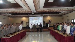 Polresta Denpasar Gelar Rapat Koordinasi Jelang Pengamanan Idul Fitri 1445 H