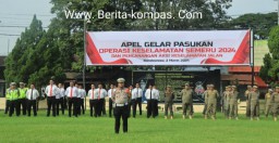 Polres Bondowoso Menggelar Apel Gelar Pasukan Operasi Keselamatan Semeru 2024
