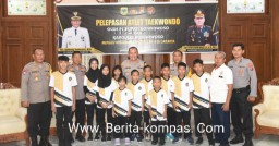 Kapolres Bondowoso Apresiasi Para Atlit Taekwondo di Kejurnas Taekwondo Kapolri Cup 5 di Jakarta