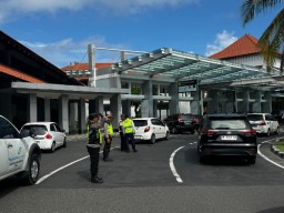 Polres Bandara Ngurah Rai Terus Pantau Pergerakan Arus Balik Lebaran