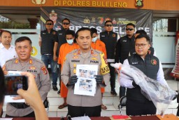 Polres Buleleng Berhasil Amankan Dua DPO Terlibat Kasus Pemburuan Liar di TNBB