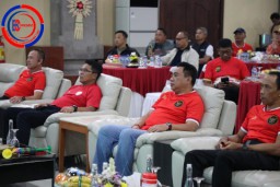 Timnas Indonesia U-23 Raih Dukungan Gemilang dari Polda Bali, dalam Nobar Semi Final AFC U23