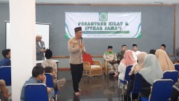 Dalam Pesantren Kilat, Kapolsek Matraman Beri Himbauan ini Kepada Para Sanlat