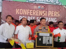 Operasi Pekat Semeru 2024 Polres Sampang Berhasil Amankan Puluhan Tersangka