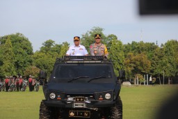 Polda Bali Laksanakan Apel Gelar Pasukan Operasi Ketupat Agung 2024