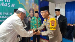 Kapolres Metro Jakarta Timur Bersama Ulama Pererat Silaturahmi Dengan Buka Puasa Bersama Dan Santunan Anak Yatim