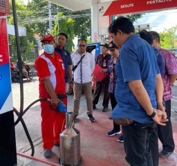 Polres Buleleng Monitoring dan Sidak SPBU