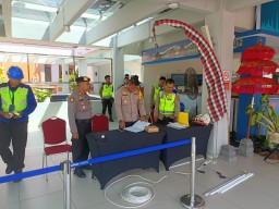 Kapolres Bandara Ngurah Rai Cek Kesiapan Pospam Operasi Ketupat Agung 2024