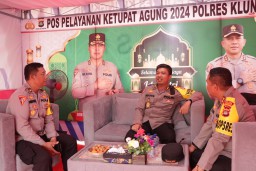 Kapolres Klungkung dan Para Kasatgas Ops Ketupat Agung 2024, Menerima Tim Supervisi Dari Roops Polda Bali