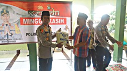 Gelar Minggu Kasih Menjelang Idul Fitri Kapolres Karangasem Hadir di Yayasan Yasika Subagan