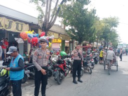 Antisipasi Tindak Pidana Dan kemacetan Jalan, Satsamapta Polres Sampang Memberikan Rasa Aman