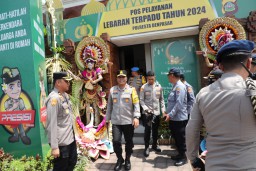 Pantau Arus Mudik Kapolda Bali Cek Pos Pelayanan Terpadu Ubung