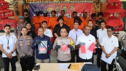 Polresta Denpasar dan Jajaran Polsek Amankan 13 Tersangka Kejahatan Pencurian