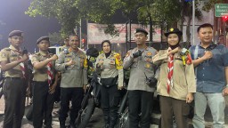 Kapolres Metro Jakarta Timur Pimpin Patroli Kamtibmas Pada Malam Takbir Idul Fitri 1445 H
