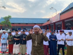 Lapas Kelas IIB Singaraja Gelar Sholat Ied Peringati Hari Raya Idul Fitri 1445 H