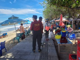 Libur Lebaran, Polda Bali Amankan Kawasan Pantai Kuta