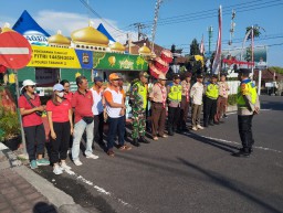 Kodim 1619 Tabanan Mengerahkan Personel untuk Memastikan Keamanan Arus Balik Lebaran