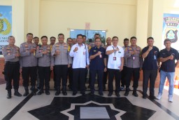 Kapolres Bandara Ngurah Rai Sambut Kunjungan Kemenkopolhukam RI