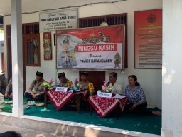 Kapolres Karangasem Ajak Warga Dalam "Minggu Kasih" di Yayasan Yada Kerti Susuan