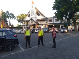 Polres Bandara I Gusti Ngurah Rai Siapkan Pengamanan Ketat untuk Gereja Ekklesia