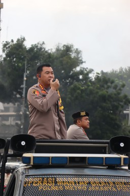 Polrestro Jakpus Terjunkan 3.315 Personil Gabungan Amankan Munajat Kubro di Monas