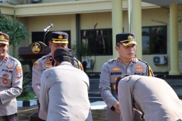 Kapolres Nganjuk Gelar Halal Bihalal Bersama Anggota dan ASN Polri