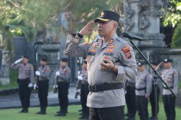 Pemantapan Komitmen, Upacara Bendera Hari Kesadaran Nasional oleh Polres Klungkung