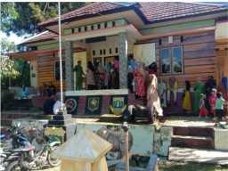 Penyaluran Bansos BPNT Serempak Laksanakan di 9 Desa Yang Ada di Kecamatan Cibaliung